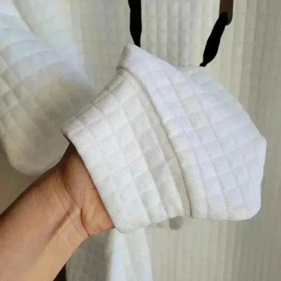 MINT Vogue Sweatshirt Men’s Quilted Hoodie Slim Fit White Men's Medium - Picture 8 of 12